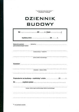 Dziennik budowy