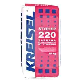 Zaprawa klejowa do zatapiania siatki KREISEL Styrlep 25 kg