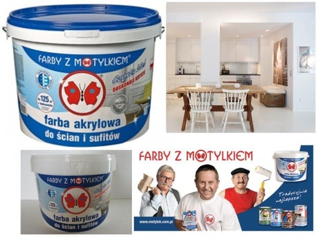 farba biała akrylowa do ściany i sufitu farby z motylkiem opinie