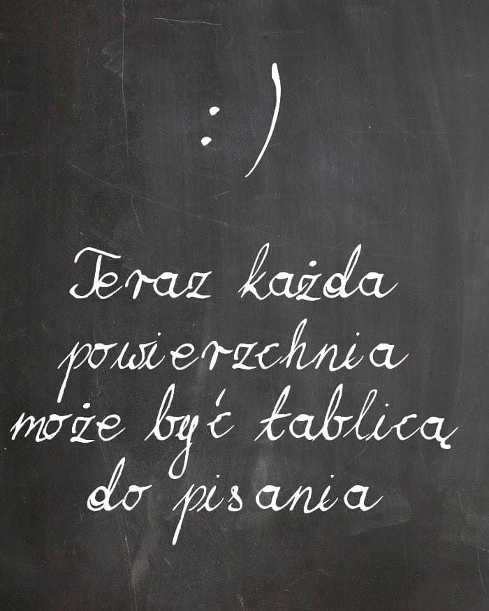 Sposób na malucha – farba tablicowa