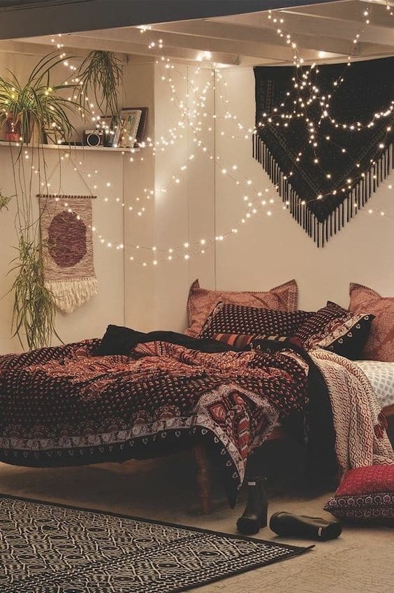 oświetlenie sypialni diy
