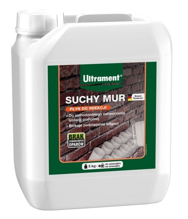 Suchy Mur Ultrament do osuszania murów metodą iniekcji