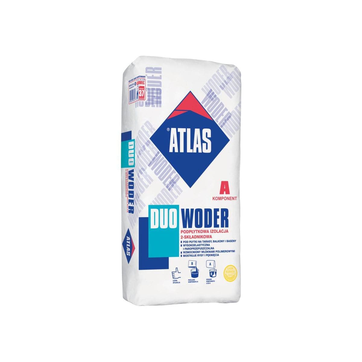 Hydroizolacja ATLAS WODER DUO SKŁADNIK A 32 kg