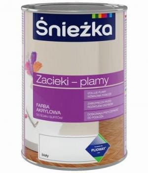 Farba akrylowa do ścian i sufitów Śnieżka Zacieki – Plamy