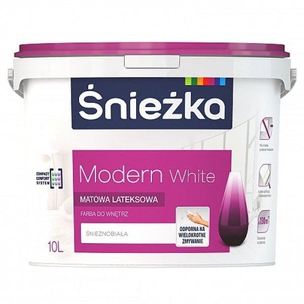 Śnieżka Modern White Matowa Lateksowa