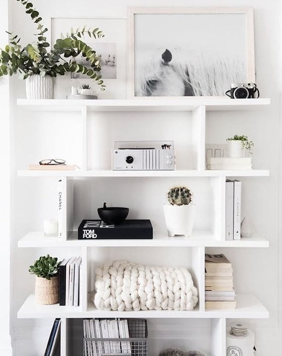 shelfie zdjęcia półke